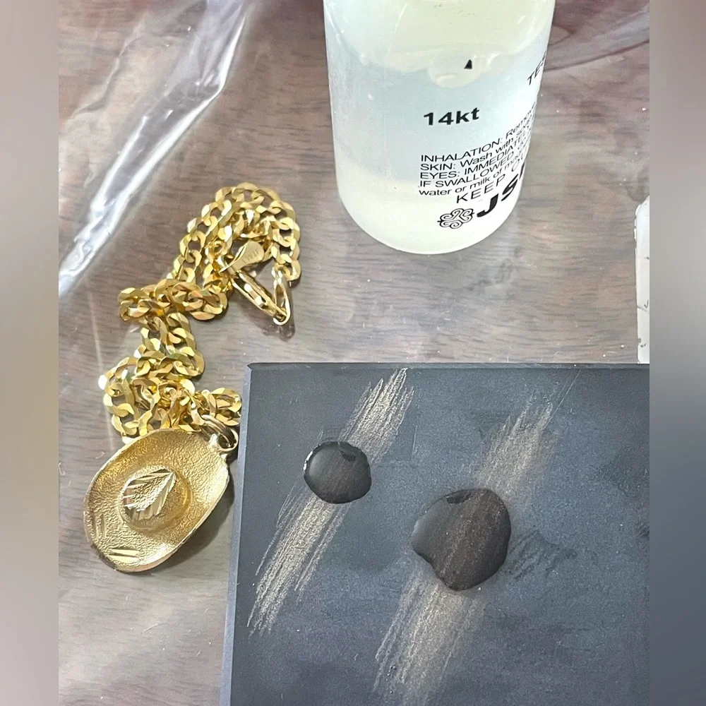 **+For Pablo only **** Italy 14k Gold curb link Bracelet with Sombrero Charm - Picture 12 of 14